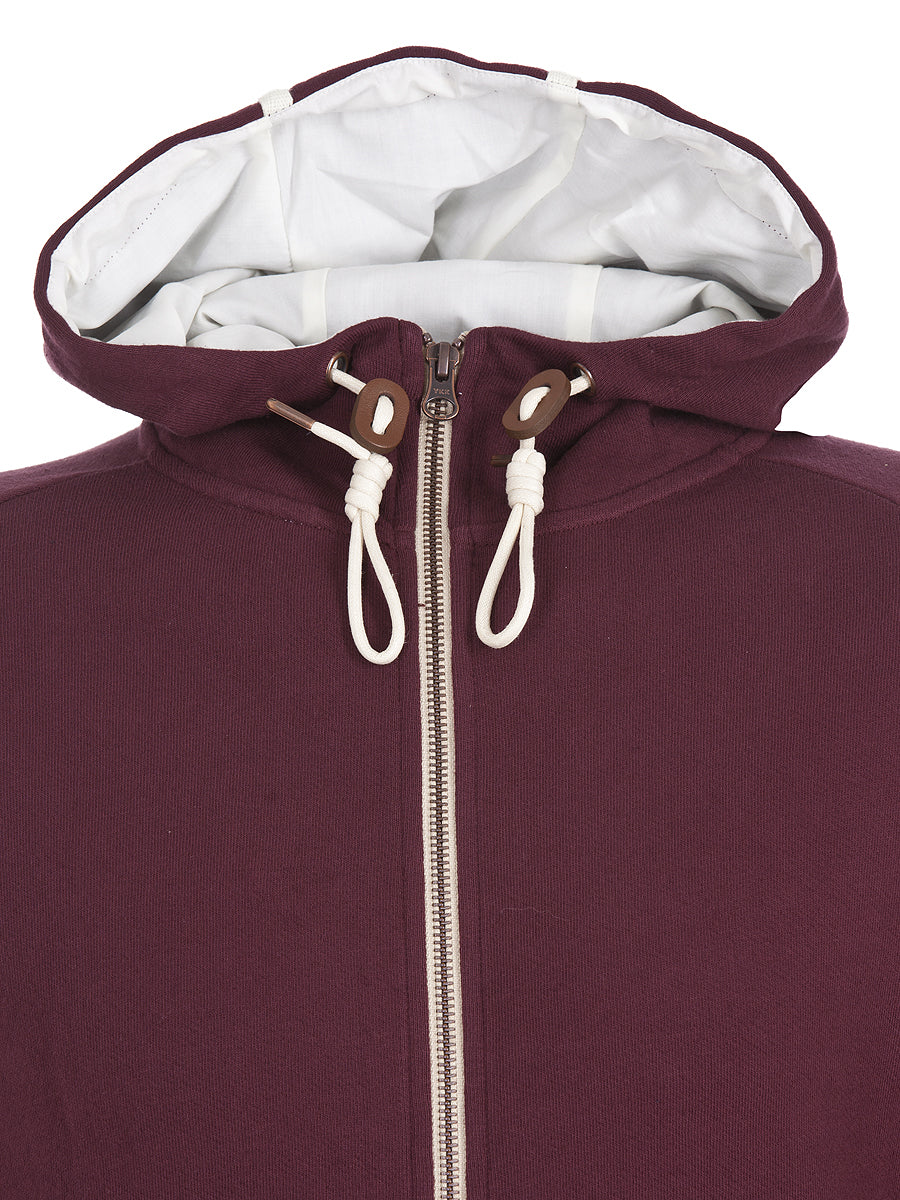 Weekend Offender Cole Hooded Top in Chianti