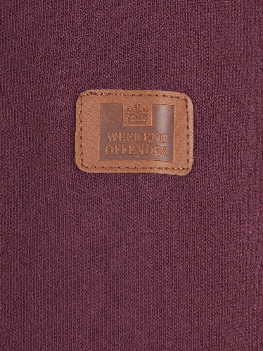 Weekend Offender Cole Hooded Top in Chianti