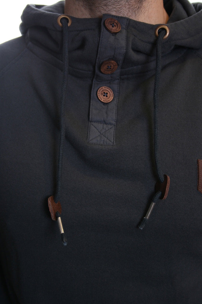 Realm & Empire Squaddie Hooded Top in Black