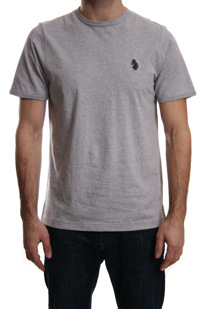 Luke 1977 Trouser Snake T Shirt in Grey Marl