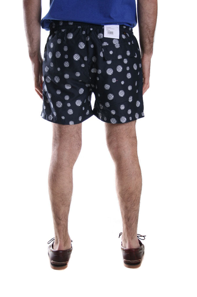 Farah Rufus Dot Swim Shorts in True Navy