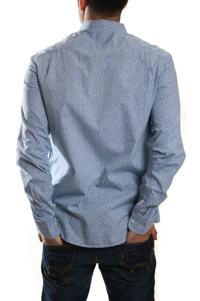 Original Penguin Vallarta Blue Printed Shirt