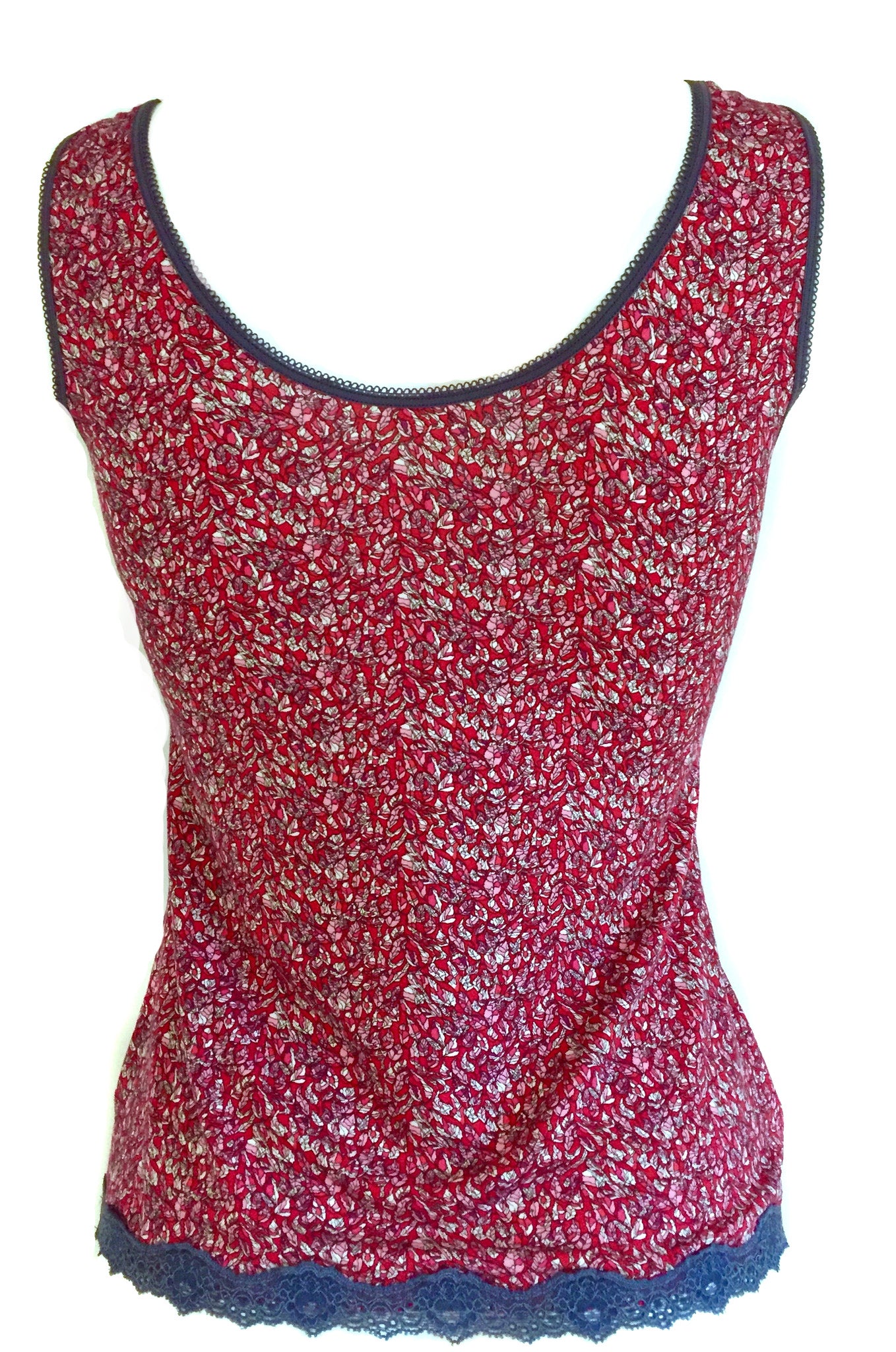 Kinky Knickers Liberty Berry Print Cami Vest Top