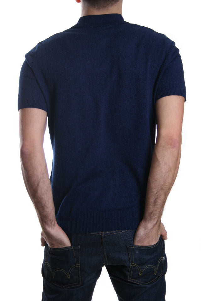 Original Penguin Knitted Polo in True Indigo