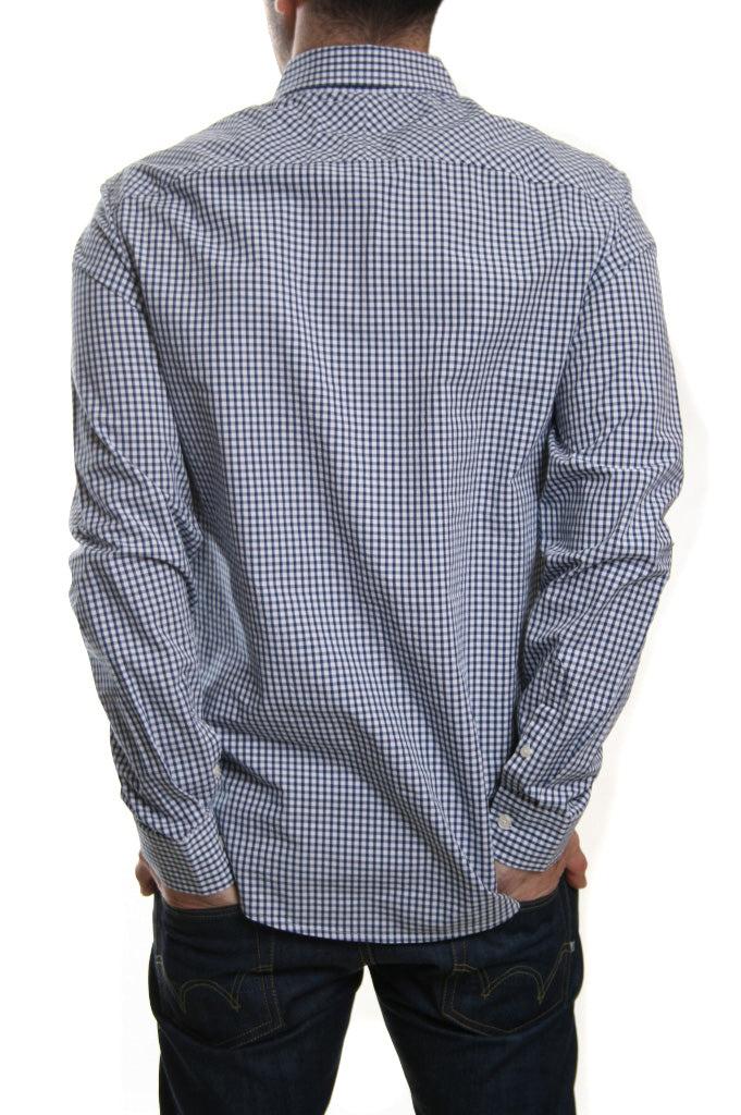 Original Penguin Gingham Shirt in Estate Blue