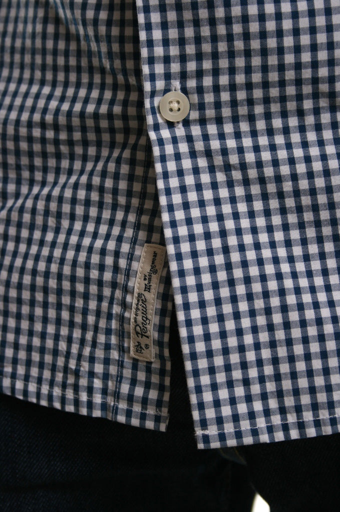 Original Penguin Gingham Shirt in Estate Blue