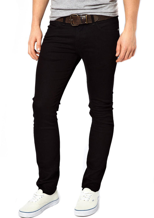 Lee Luke Slim Tapered Jeans in Clean Black