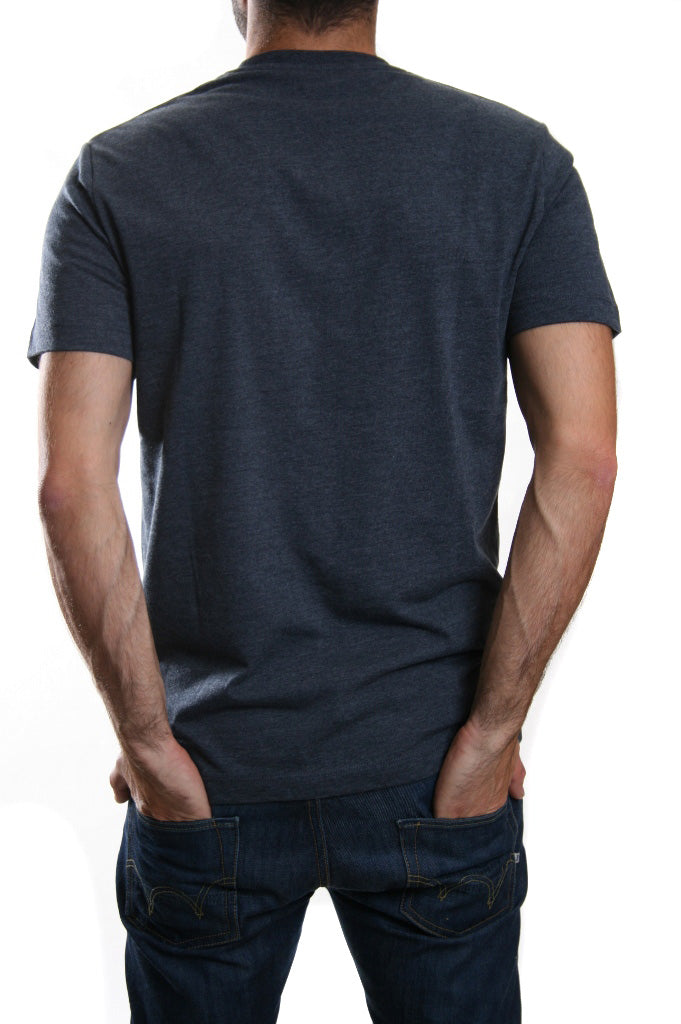 Original Penguin Flat Lock Pocket T Shirt Sapphire Melange