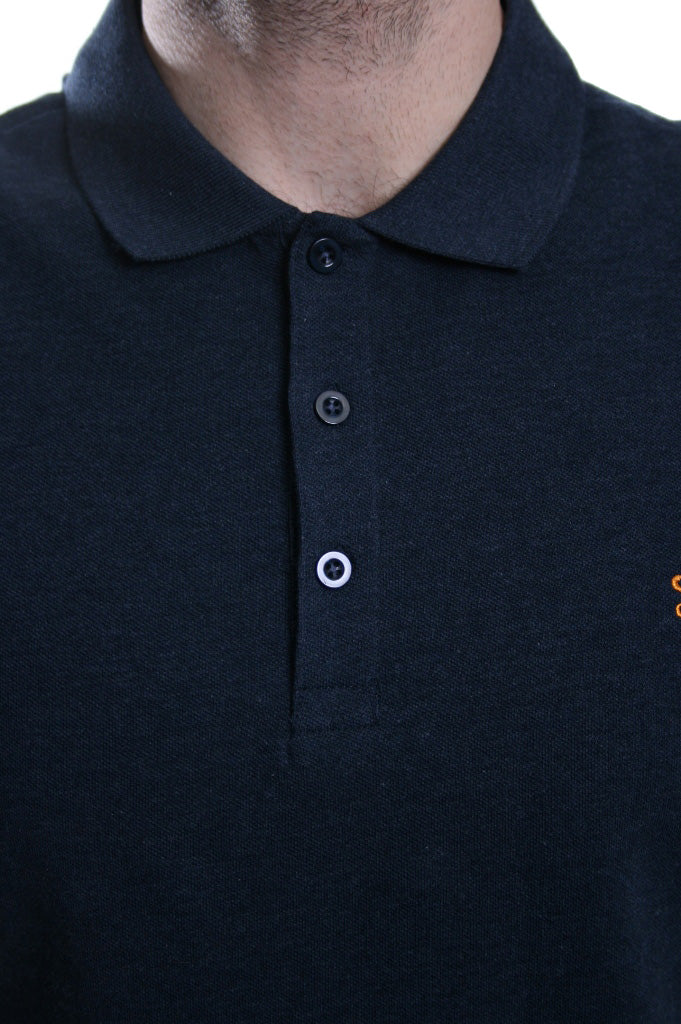 Farah Blaney Polo in True Navy Marl