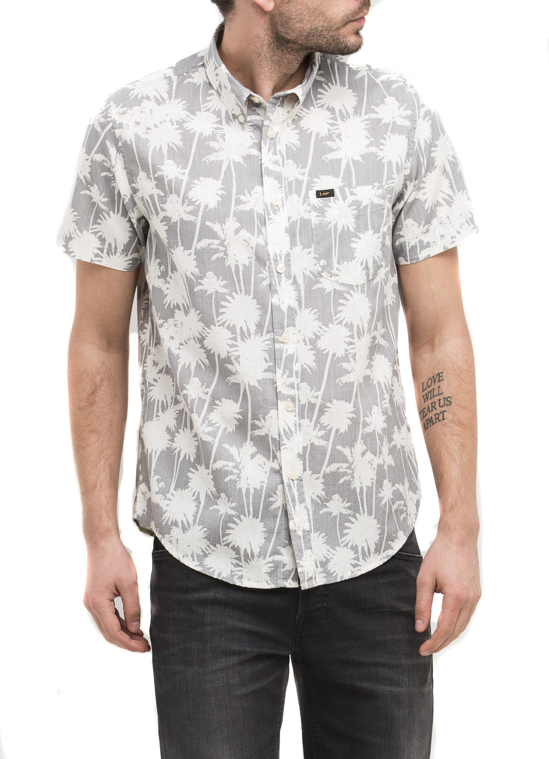 Lee Short Sleeve Palm Shirt Turtledove