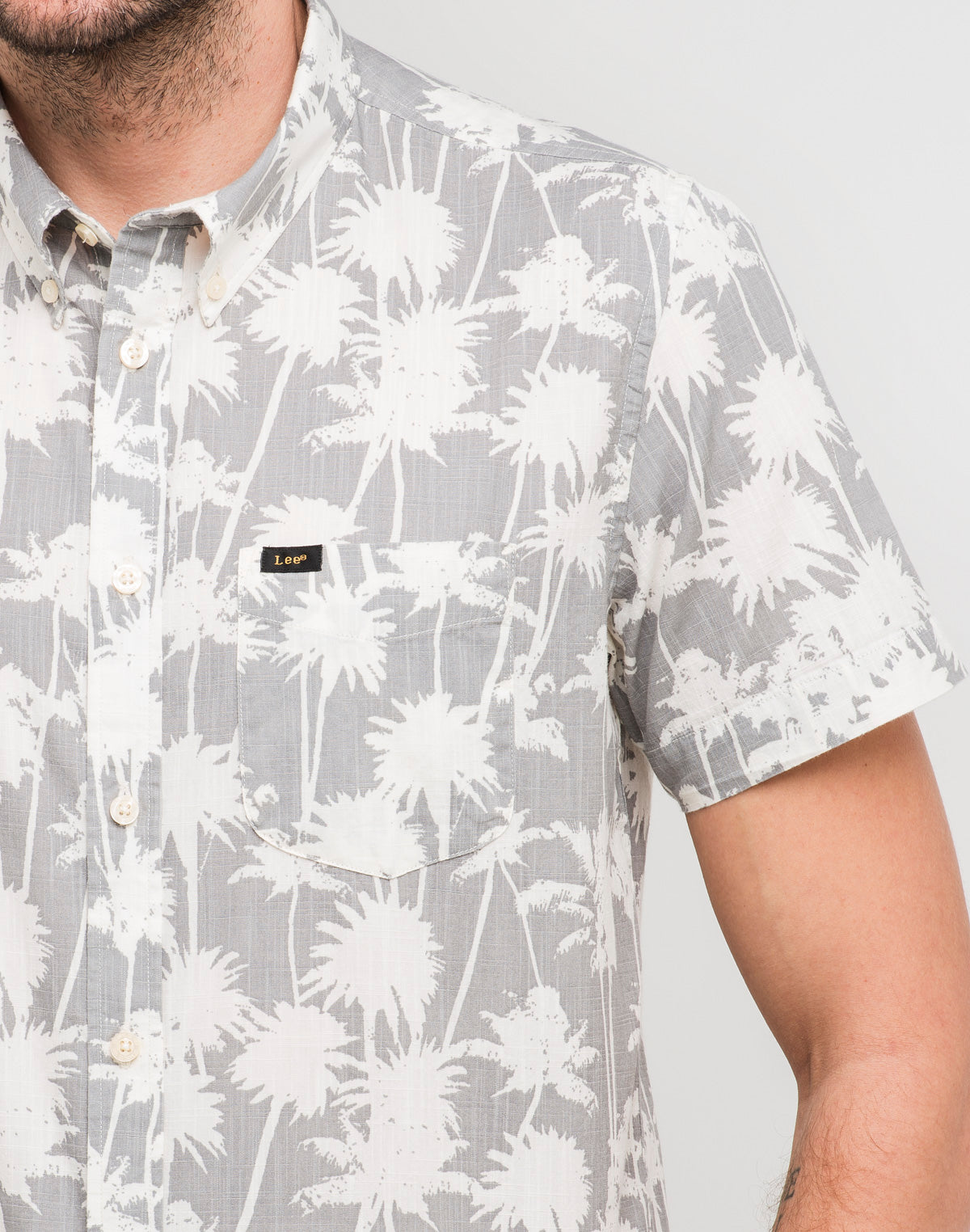 Lee Short Sleeve Palm Shirt Turtledove