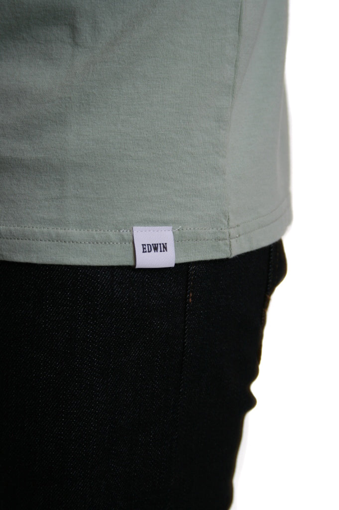 Edwin Pocket T Shirt in Mint