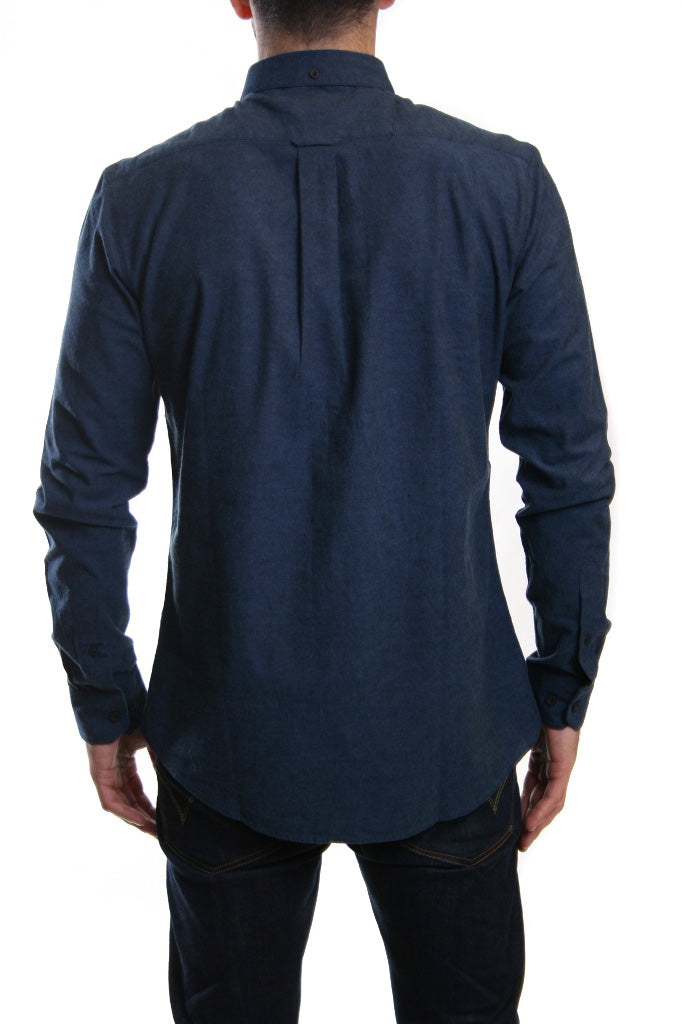 Farah Steen Long Sleeved Shirt in Cornflower Blue