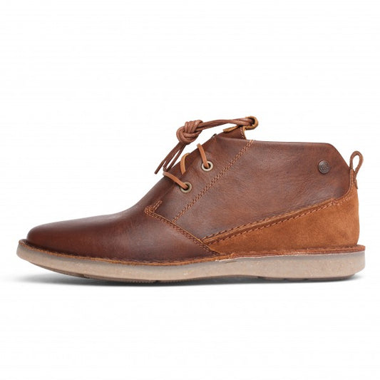 Nicholas Deakins Rawdon Boots Dark Tan Brown Leather