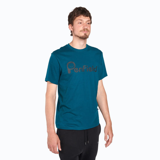 Penfield Penfield Bear Chest Print T-Shirt Deep Teal