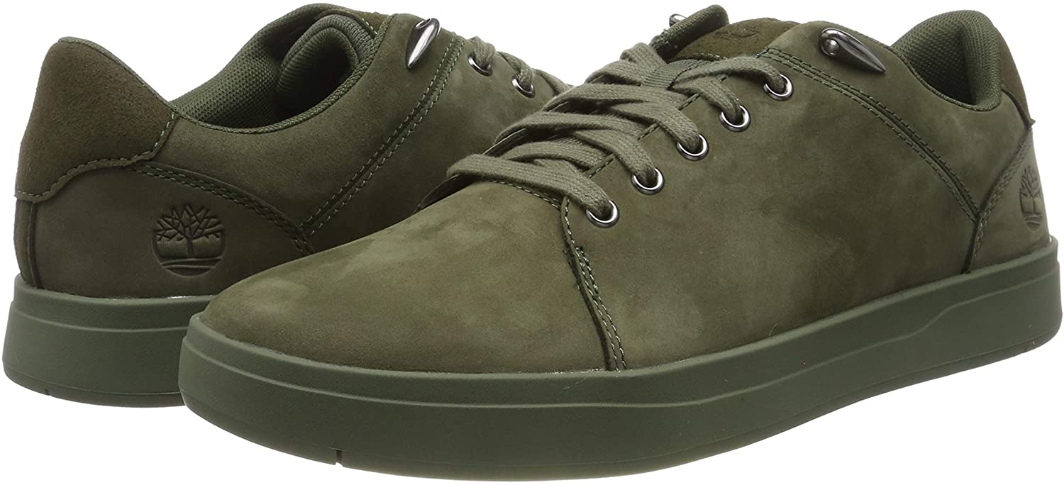 Timberland Davis Square Oxford Trainer Dark Green