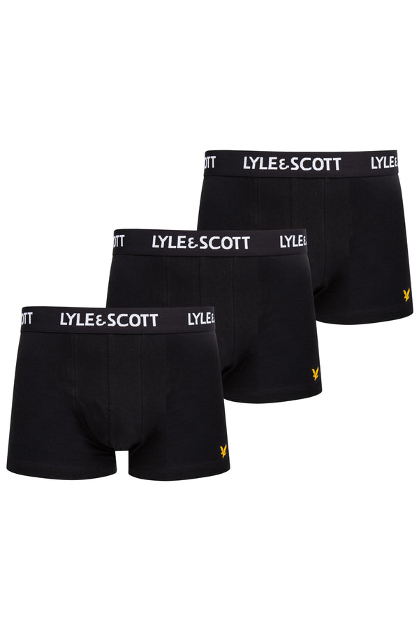 Lyle & Scott 3 Pack Barclay Boxers Shorts Black