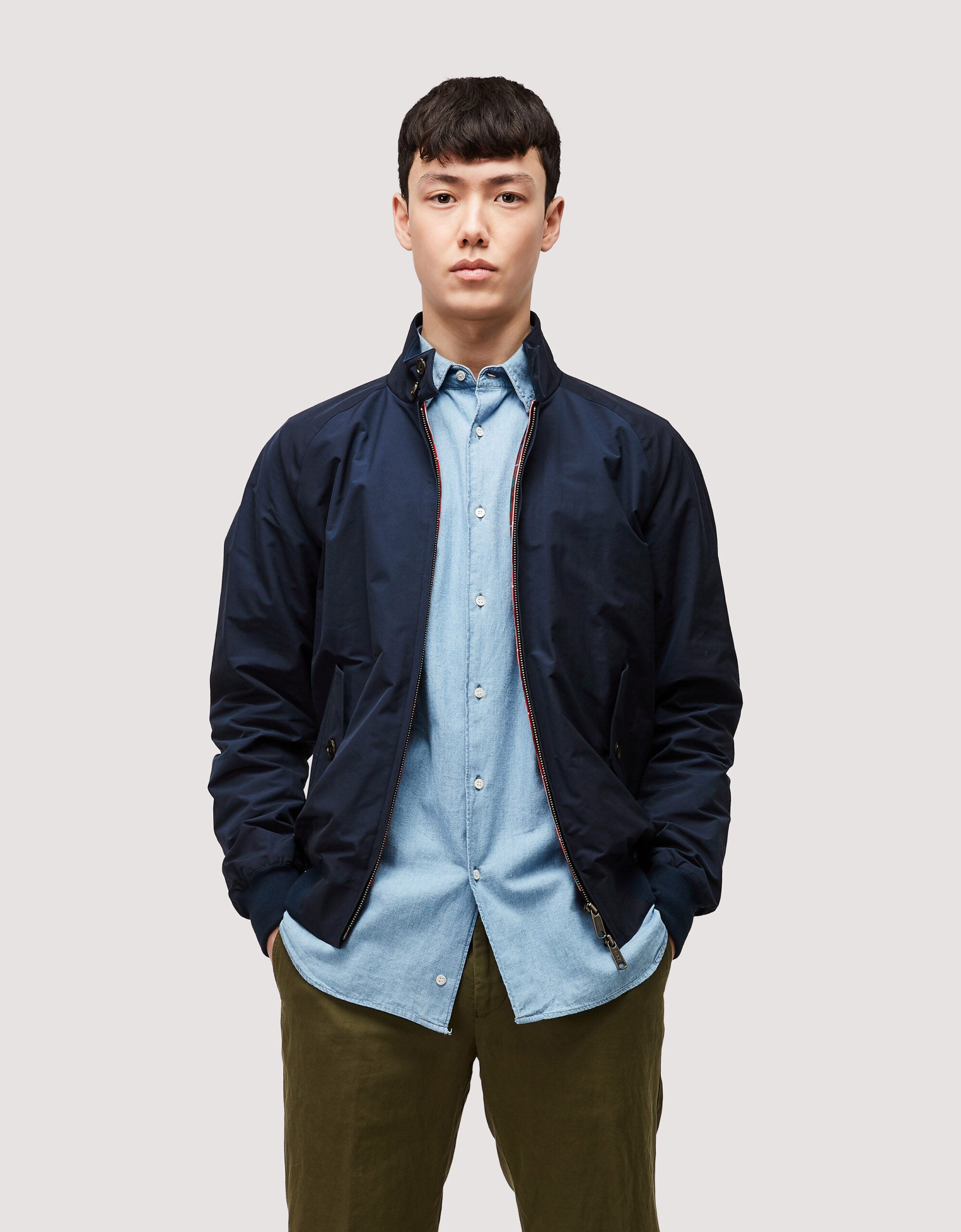 Baracuta G9 Original Harrington Jacket in Navy – Inocencia