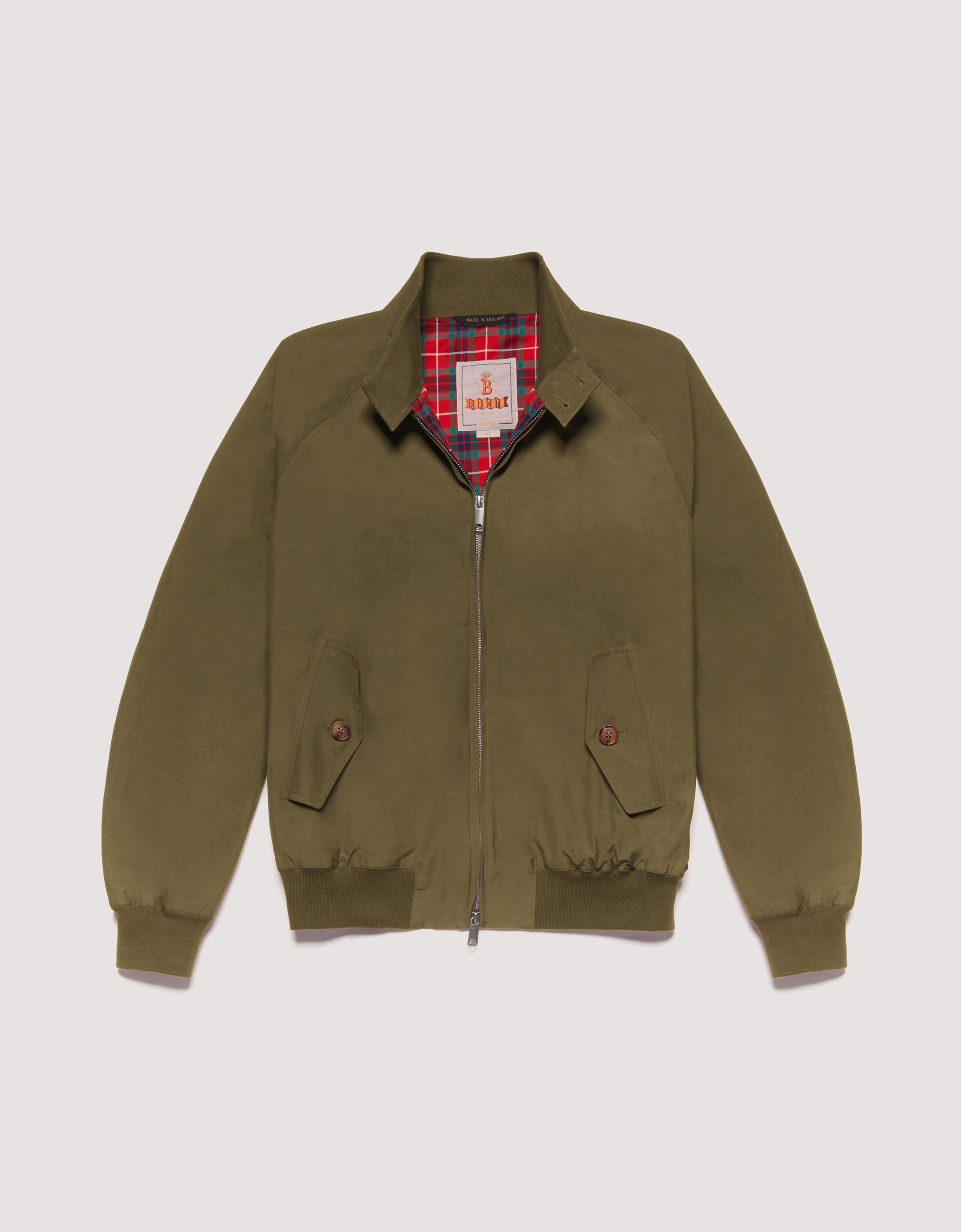 Baracuta G9 Original Harrington Jacket In Beech Khaki Green