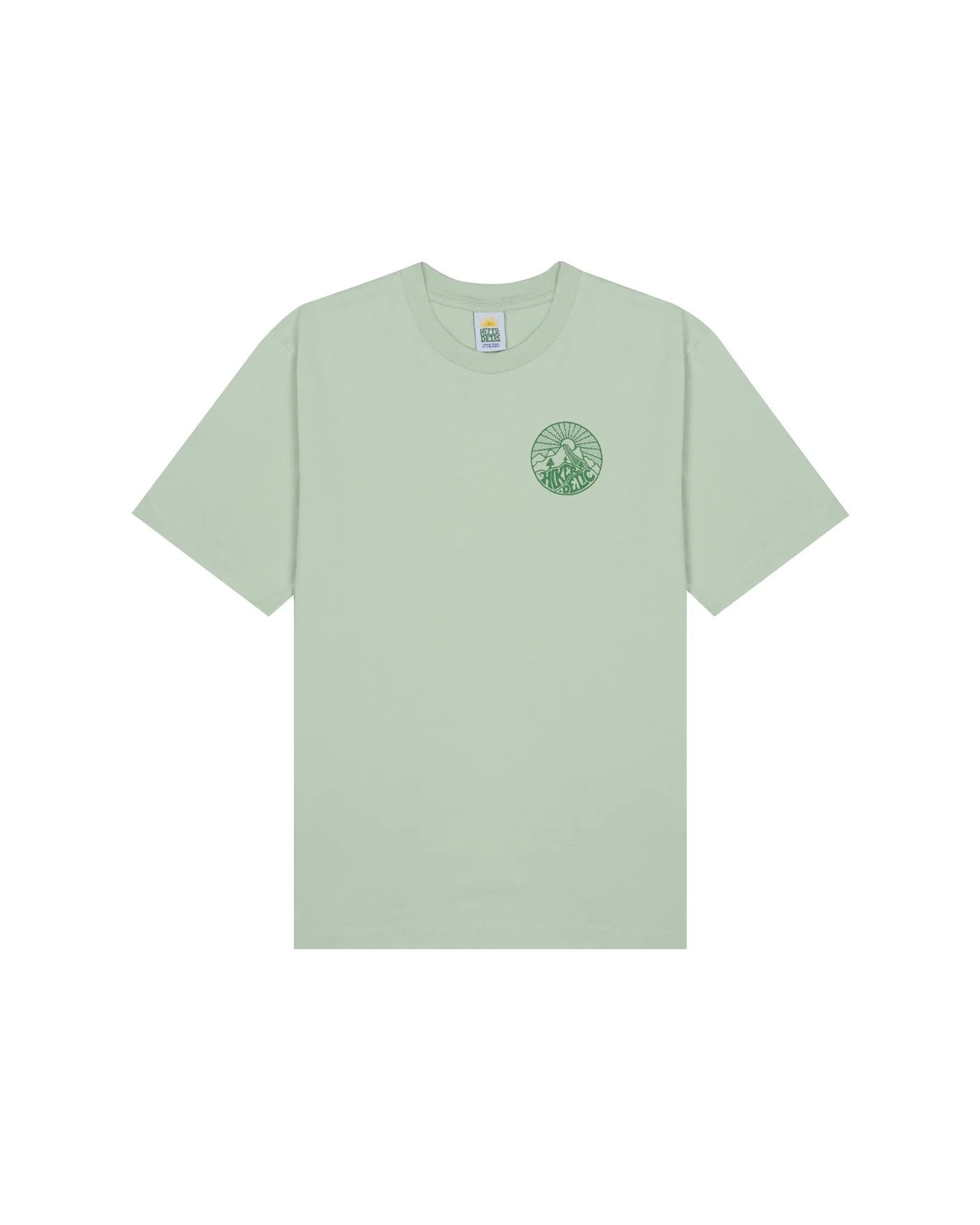 Hikerdelic Backprint Core Logo T-Shirt Smoke Green