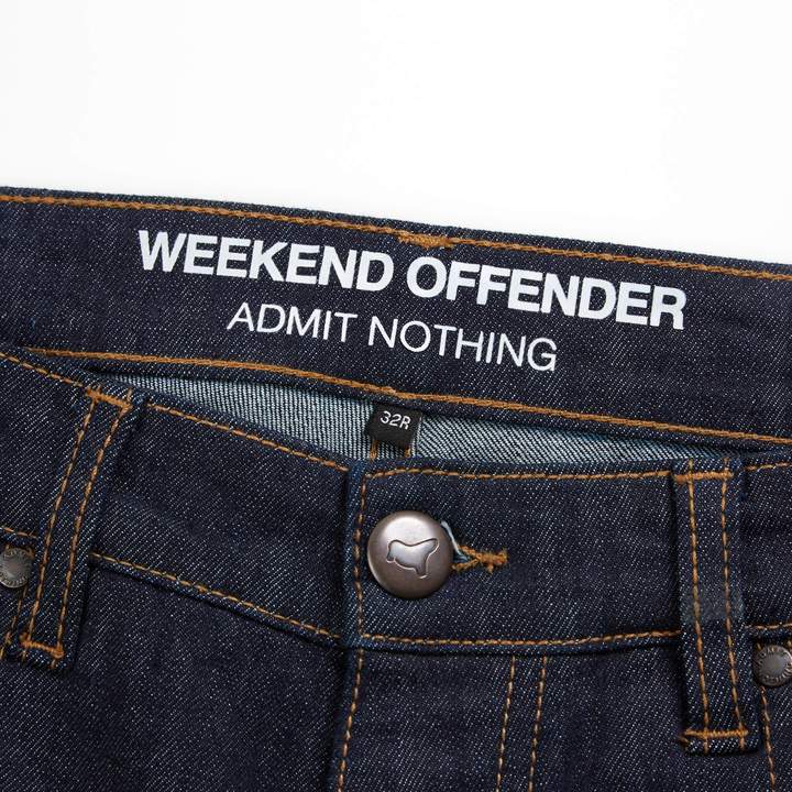 Weekend Offender Regular Tapered Jeans Dark Rinse Wash