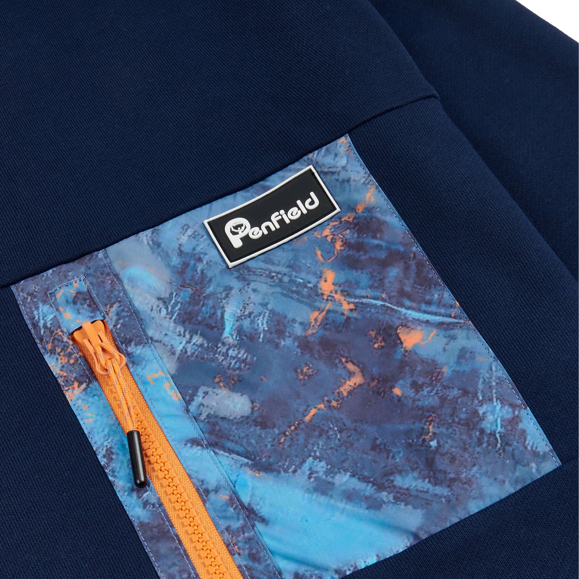 Penfield Bear Camo Pocket Sweat Navy Blazer