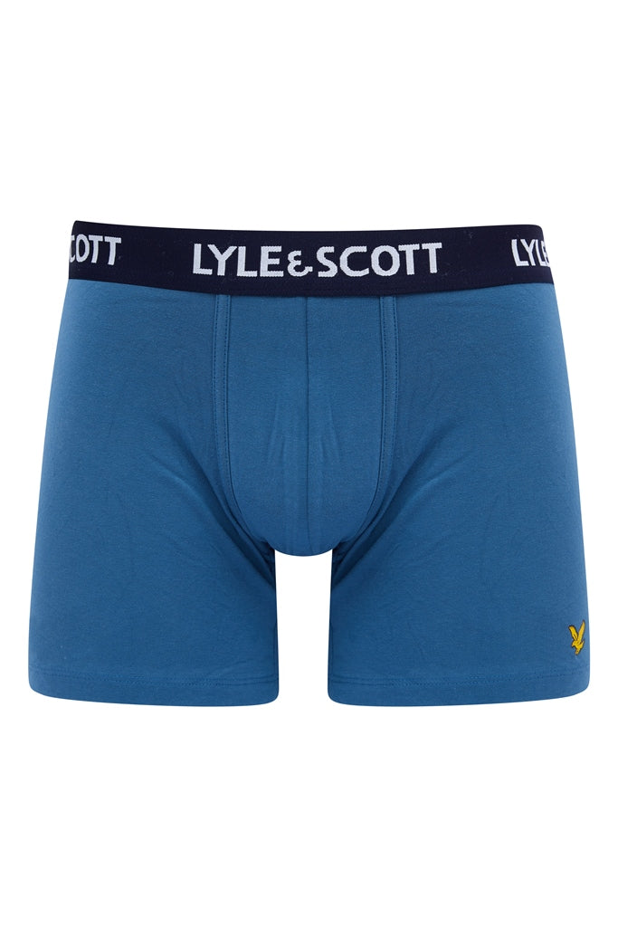 Lyle & Scott 3 Multi Pack Ethan Boxers Shorts Navy