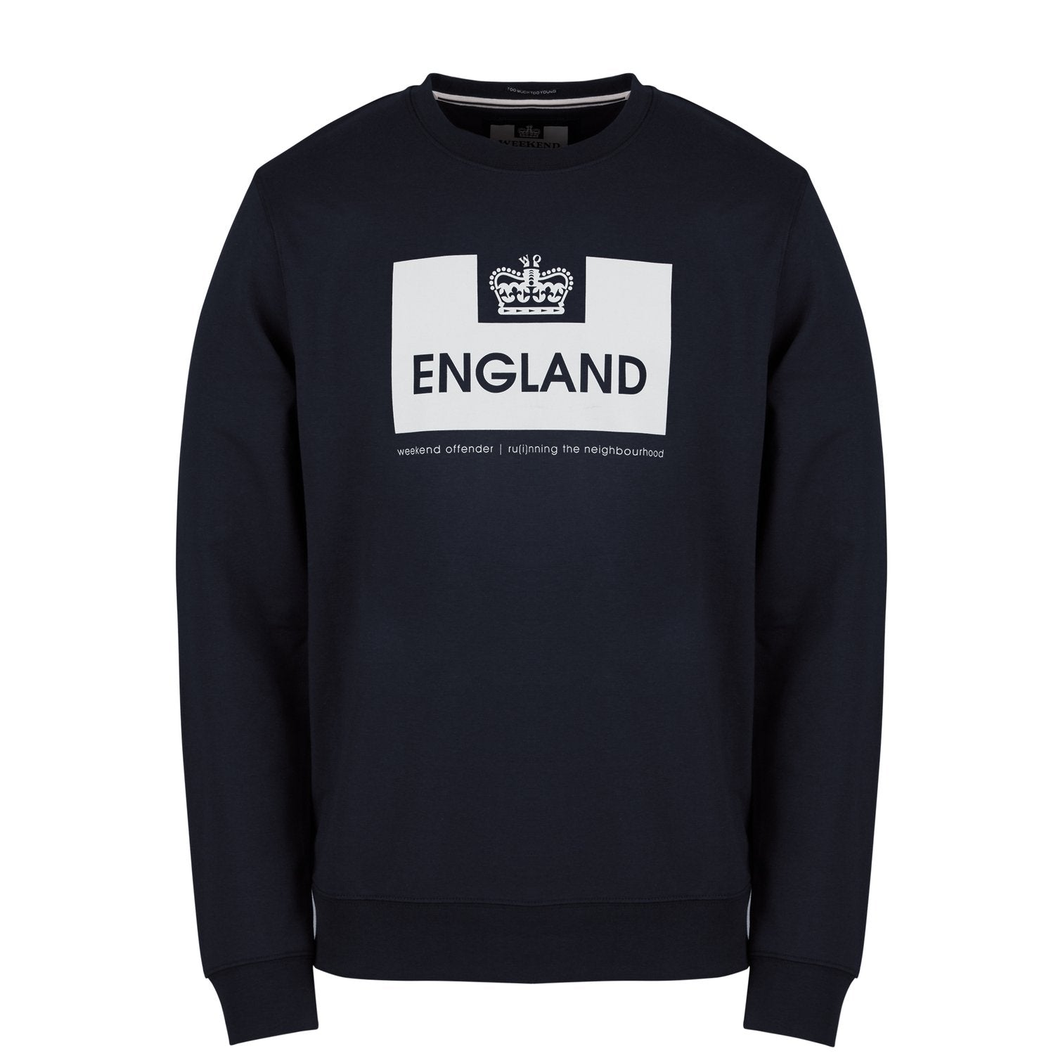 Weekend Offender Euro Series England Sweat Navy