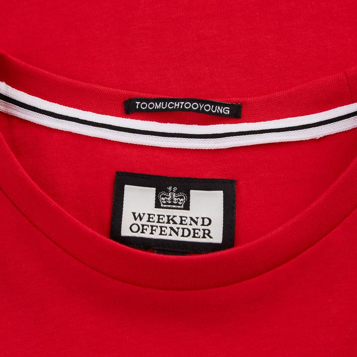 Weekend Offender Euro Series England T-Shirt Chilli Red