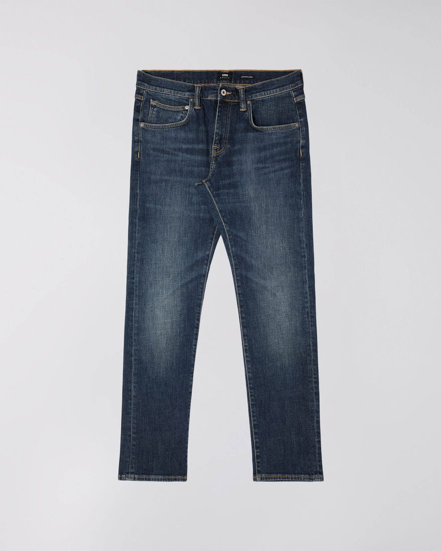 Edwin ED-55 CS Yuuki Blue Regular Tapered Jeans Robun Wash