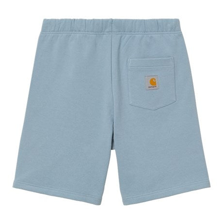 Carhartt WIP Pocket Sweat Short in Frosted Blue