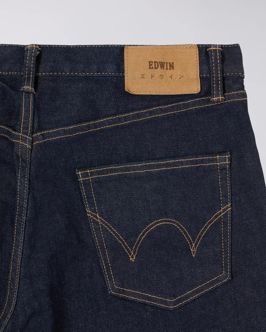 Edwin Regular Tapered Kaihara Blue Rinsed Green X White Selvage Denim ...