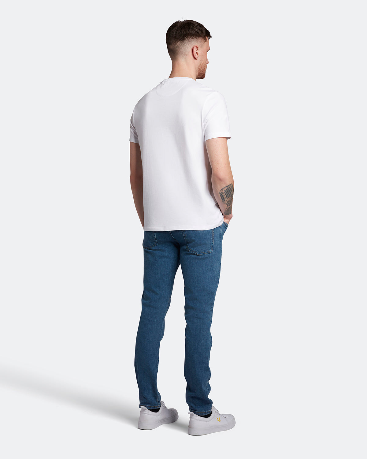 Lyle Scott Slim Fit Jeans Mid Wash Inocencia