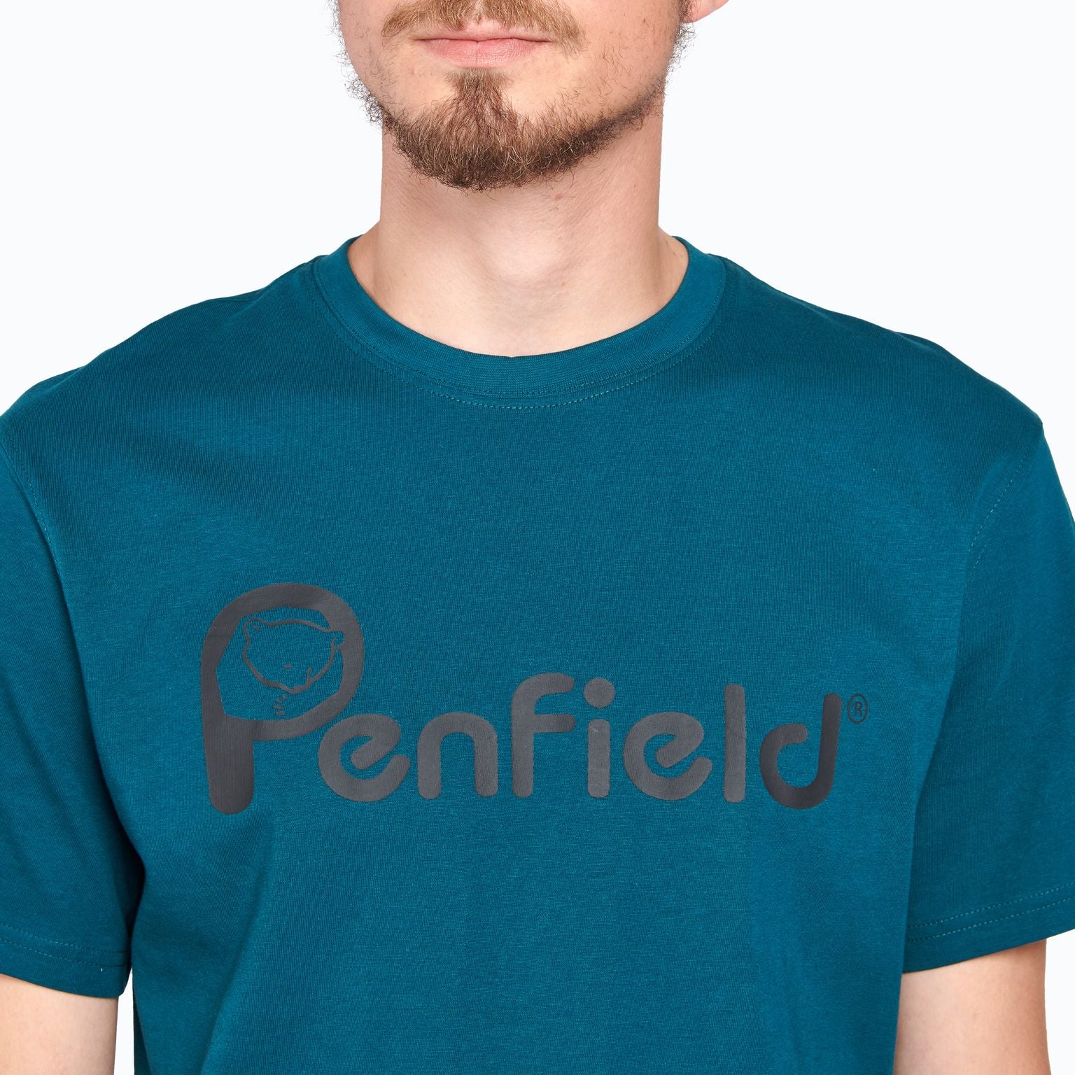 Penfield Penfield Bear Chest Print T-Shirt Deep Teal