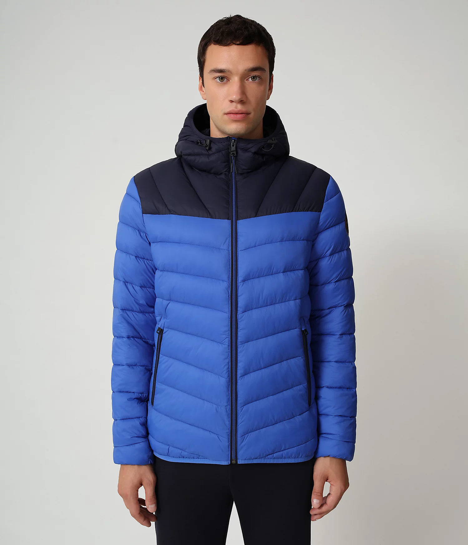 Napapijri Aerons CB Hood Quilted Puffer Jacket Blue Dazzling