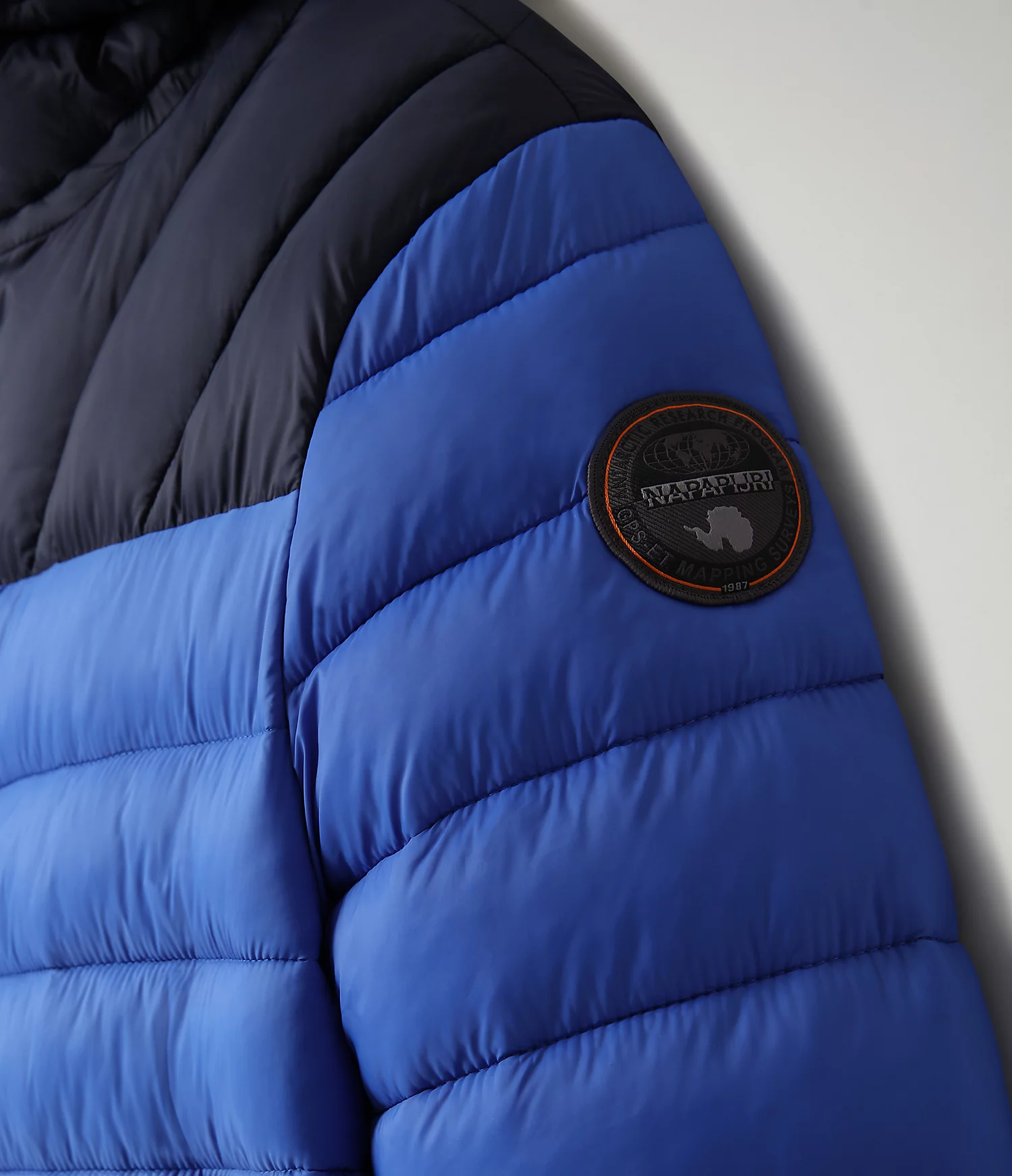 Napapijri Aerons CB Hood Quilted Puffer Jacket Blue Dazzling