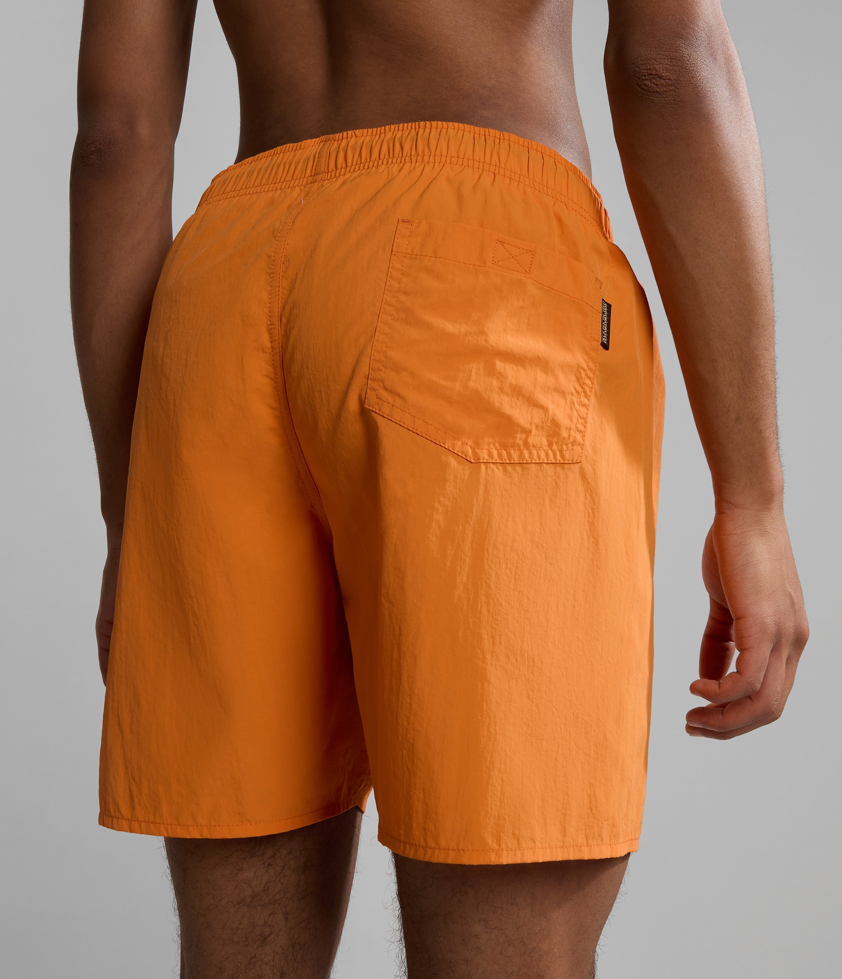 Napapijri V-Box Shorts in Orang Amber