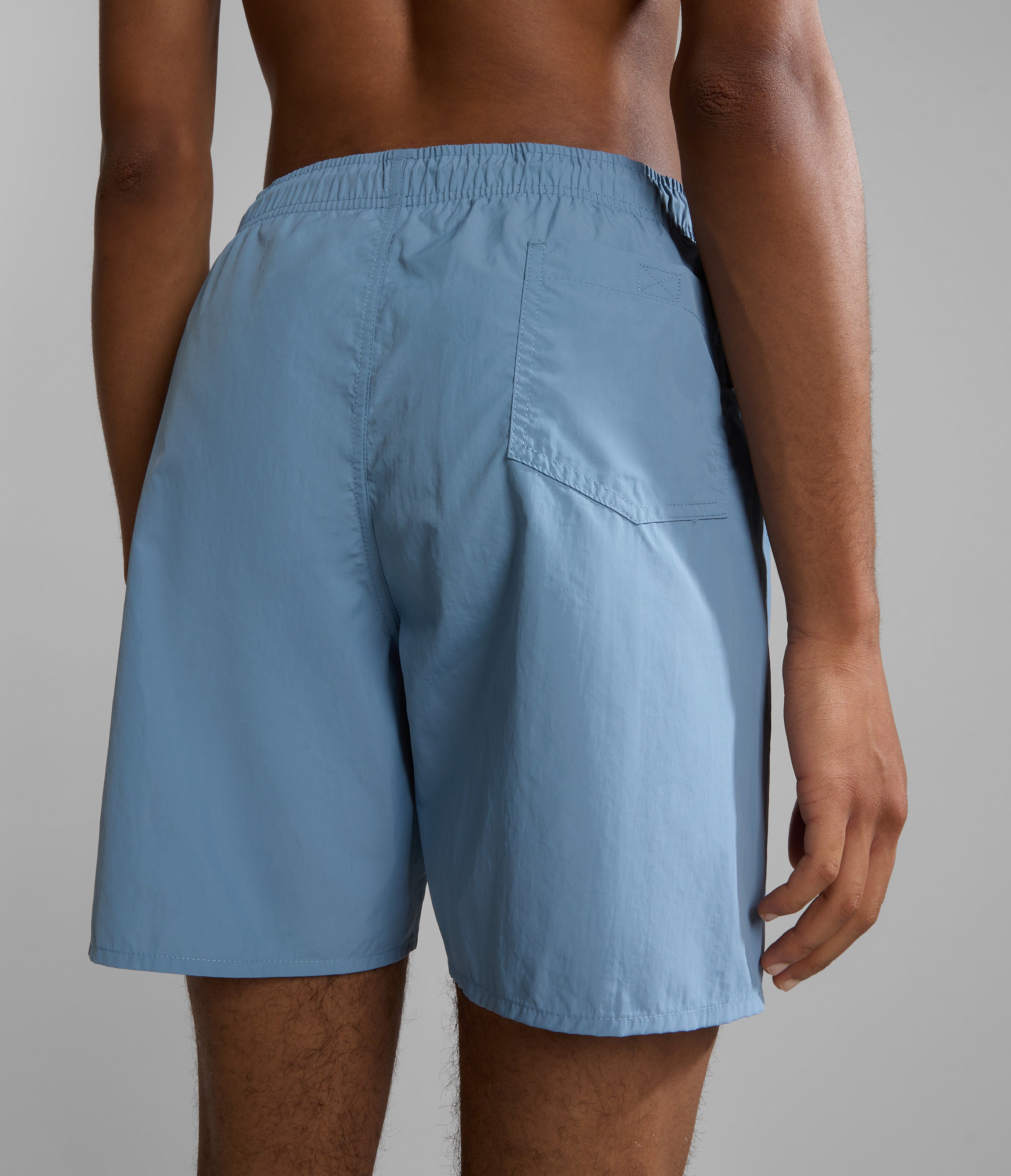 Napapijri V-Box Shorts in Blue Faded