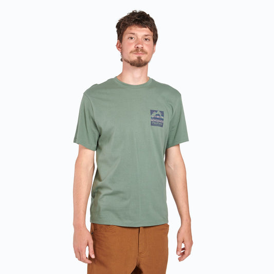 Penfield Mountain Filled Back Graphic SS T-Shirt Laurel Wreath