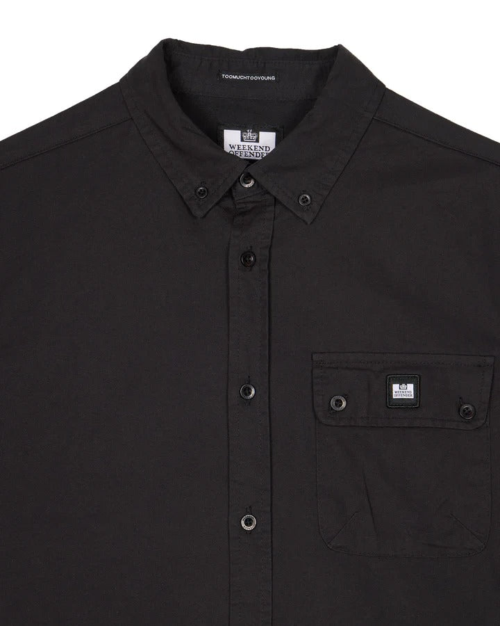 Weekend Offender Postiano Shirt in Black