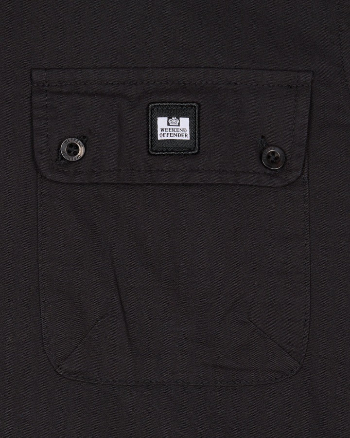 Weekend Offender Postiano Shirt in Black