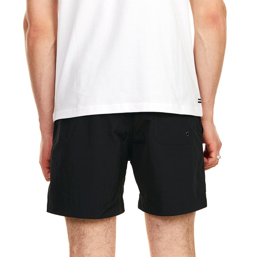 Weekend Offender Stacks Swim Shorts in Black