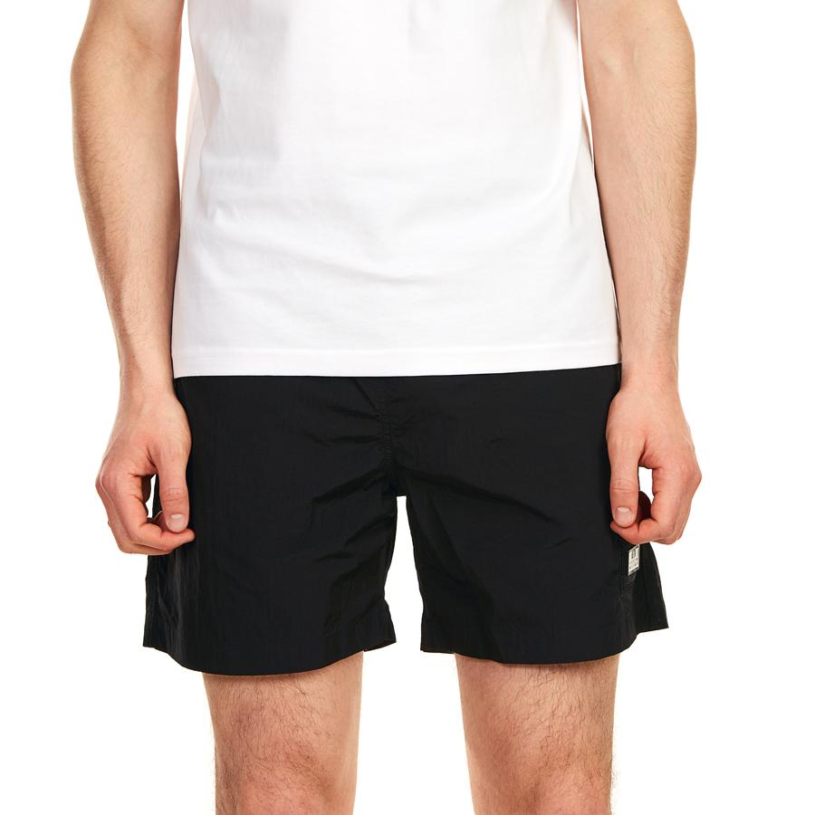 Weekend Offender Stacks Swim Shorts in Black