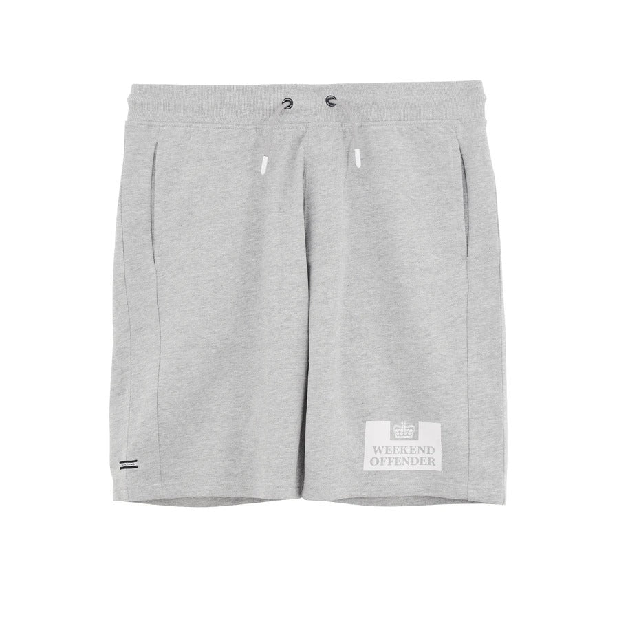 Weekend Offender Action Sweat Shorts in Grey Marl