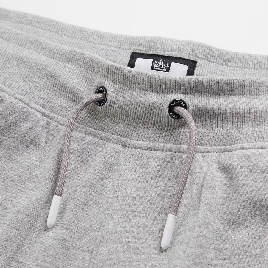 Weekend Offender Action Sweat Shorts in Grey Marl
