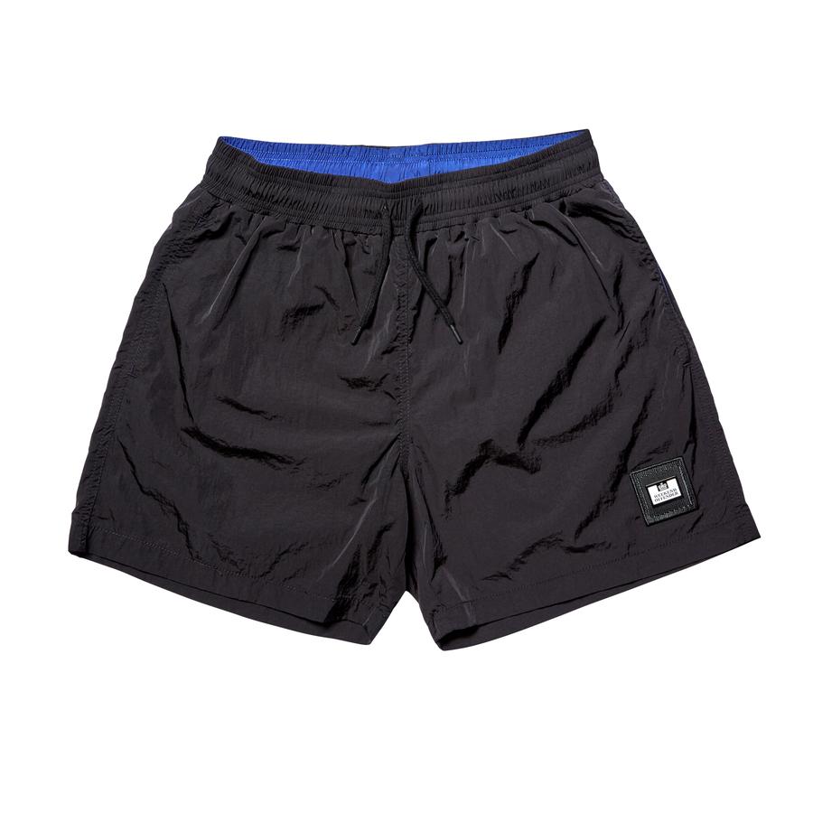 Weekend Offender Stacks Swim Shorts in Black