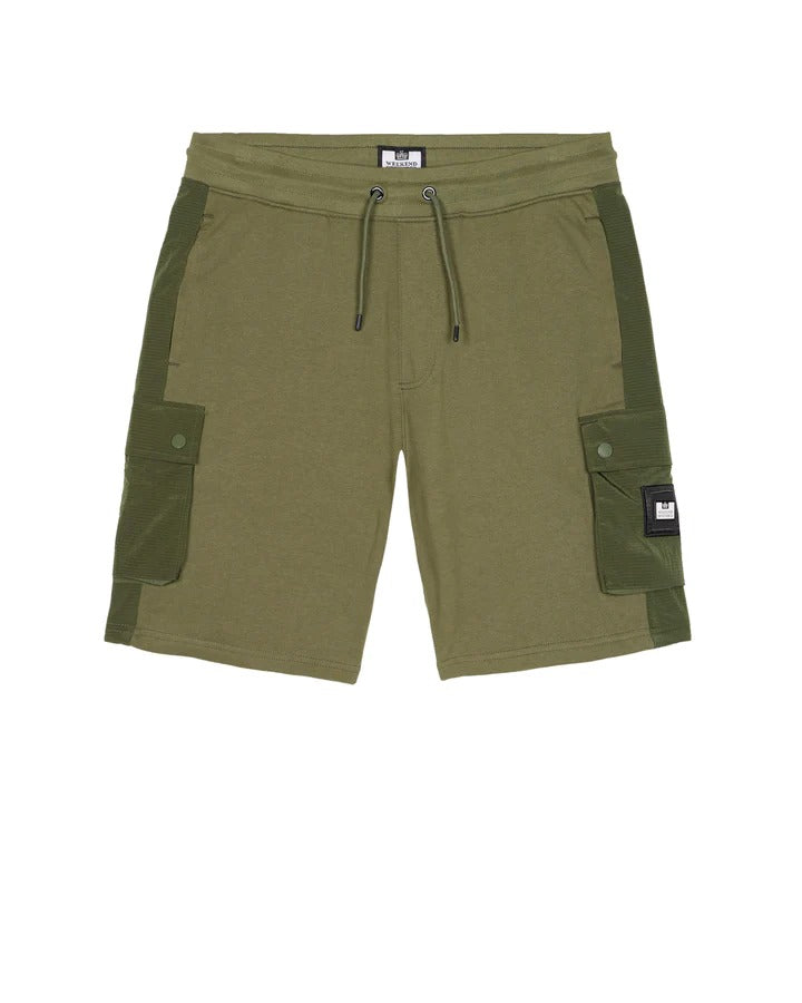 Weekend Offender Pink Sands Jogger Shorts in Bonsai