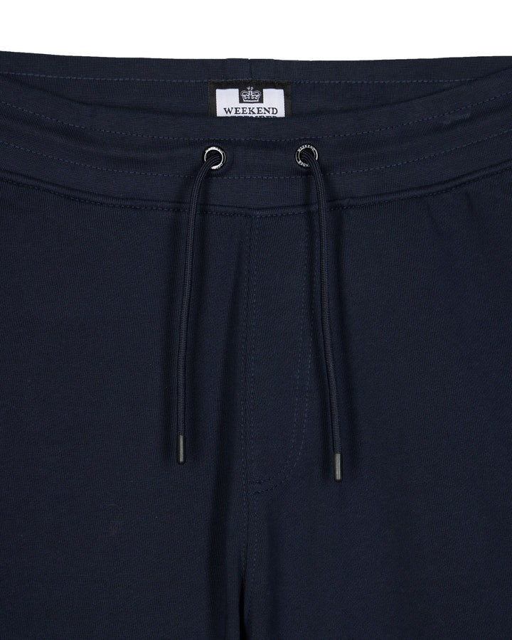Weekend Offender Pink Sands Jogger Shorts in Navy