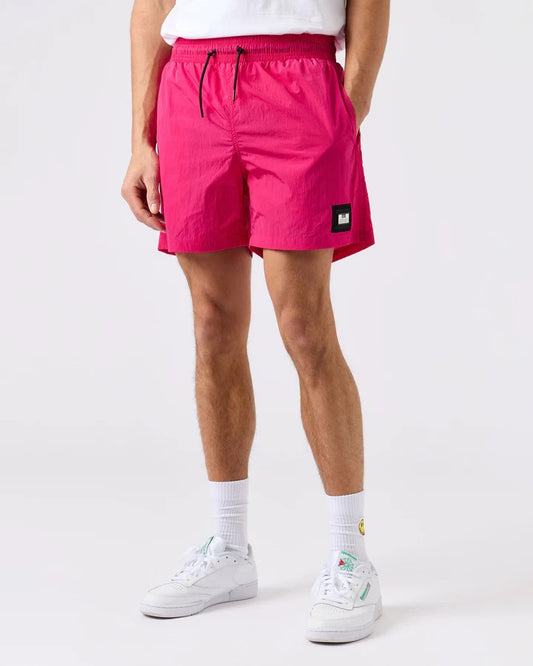 Weekend Offender Stacks Shorts in Magenta