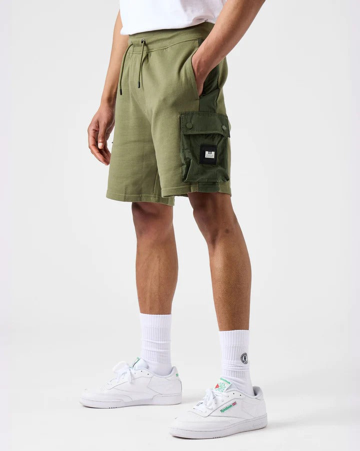 Weekend Offender Pink Sands Jogger Shorts in Bonsai